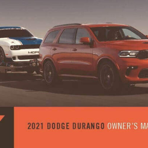 DODGE DURANGO OWNERS MANUAL